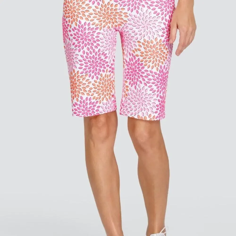 Tail Ladies Golf Tanner‎ Pull On Short Mosaic Petals Size 6 NWT